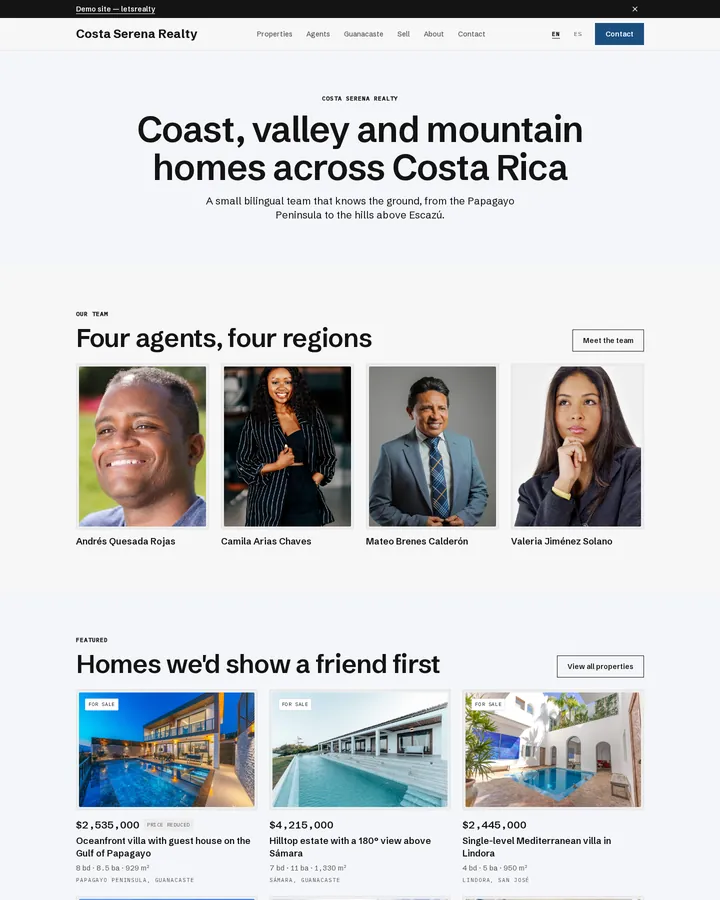 The Colectivo · Atlas design on the demo site